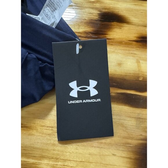 Under Armour Heat Gear Loose Shorts Women’s Size Med Blue Running Sporty Active - Picture 11 of 14
